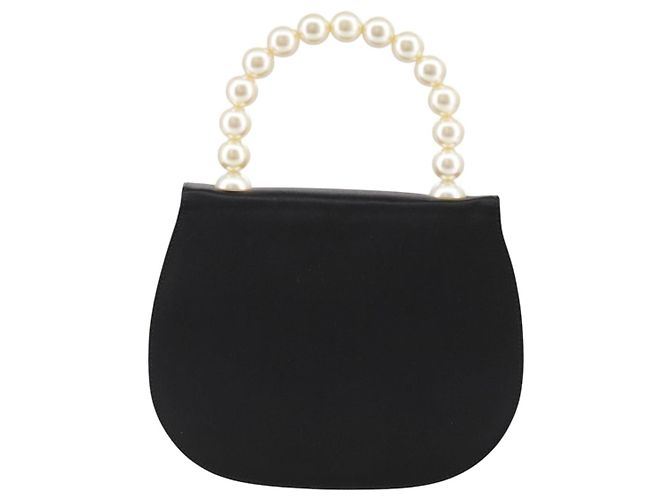 Céline Borsa a Mano CELINE Satin 2way Nera Auth 107980SM Nero - vista 2
