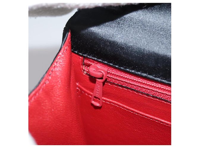 Céline Borsa a Mano CELINE Satin 2way Nera Auth 107980SM Nero - vista 22