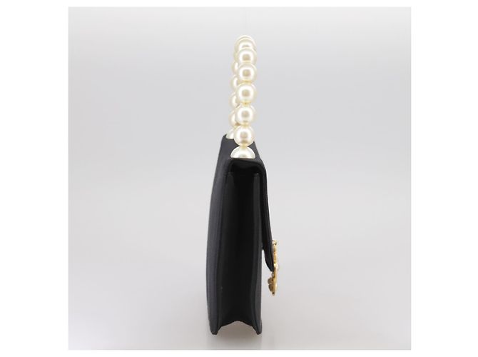 Céline Borsa a Mano CELINE Satin 2way Nera Auth 107980SM Nero - vista 4