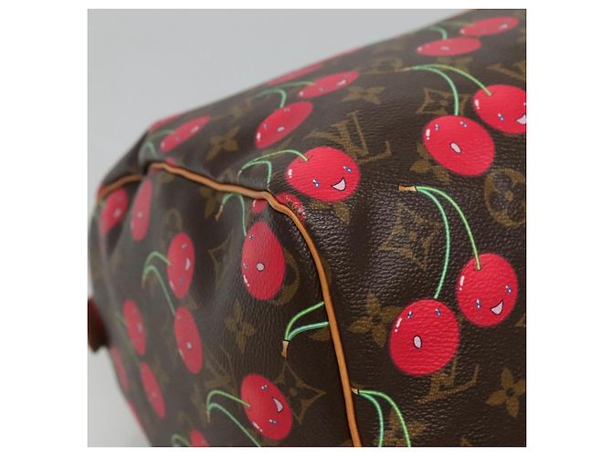LOUIS VUITTON Boston Tasche Keepall 45 Monogram Kirsche M95011 LV Auth 113808SAM Monogramm - Ansicht 14