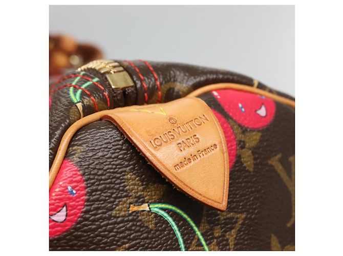 LOUIS VUITTON Boston Tasche Keepall 45 Monogram Kirsche M95011 LV Auth 113808SAM Monogramm - Ansicht 17