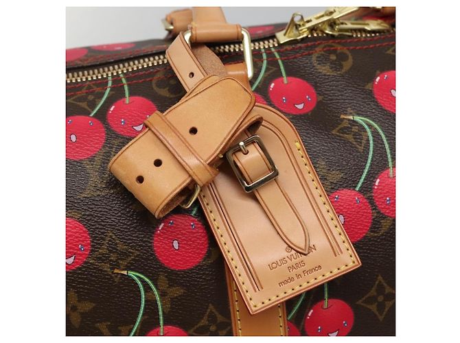 LOUIS VUITTON Boston Tasche Keepall 45 Monogram Kirsche M95011 LV Auth 113808SAM Monogramm - Ansicht 18