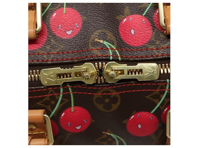 LOUIS VUITTON Boston Tasche Keepall 45 Monogram Kirsche M95011 LV Auth 113808SAM Monogramm - Ansicht 19