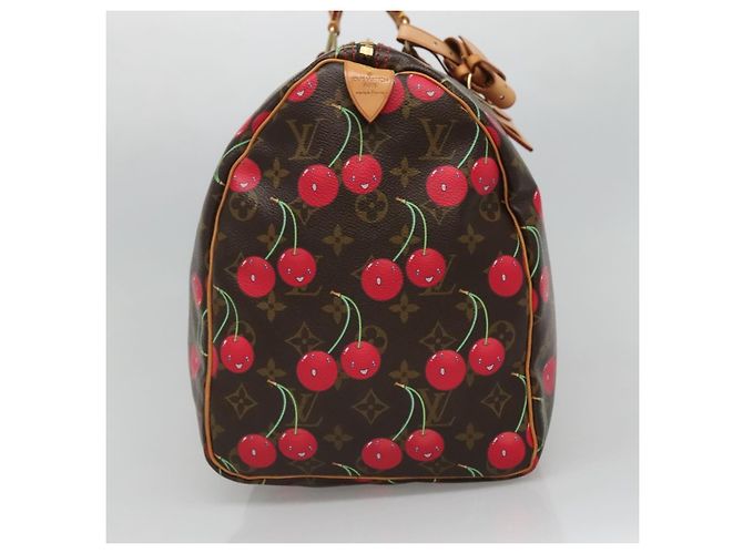 LOUIS VUITTON Boston Tasche Keepall 45 Monogram Kirsche M95011 LV Auth 113808SAM Monogramm - Ansicht 3