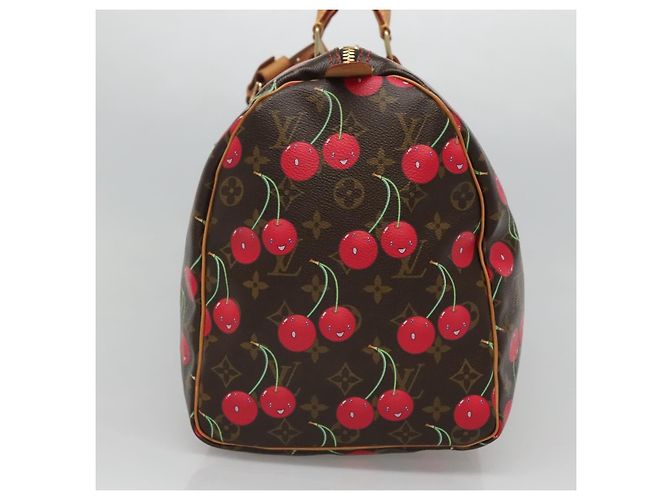 LOUIS VUITTON Boston Tasche Keepall 45 Monogram Kirsche M95011 LV Auth 113808SAM Monogramm - Ansicht 4