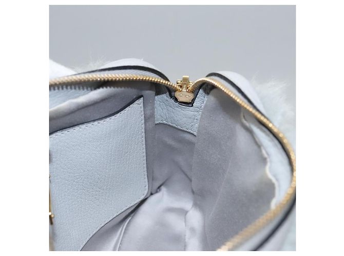 Borsa a Spalla Miu Miu Grigia Auth 115374SAM Marrone - vista 18