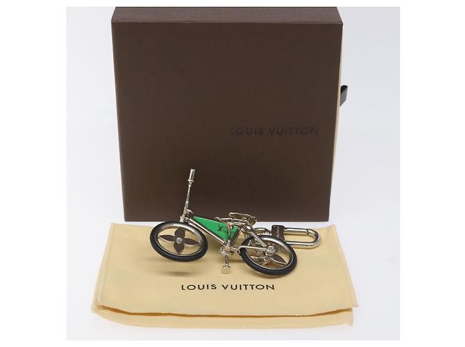 LOUIS VUITTON Bijoux Sac Charm Bicicletta metallo Argento M77148 LV Auth 114565SAM - vista 11