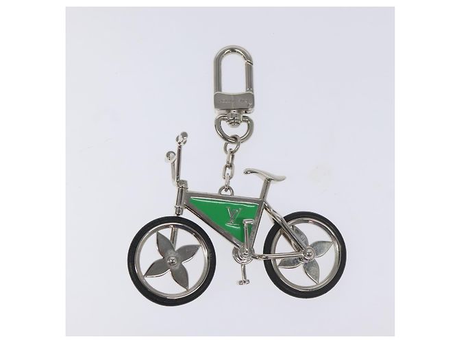 LOUIS VUITTON Bijoux Sac Charm Bicicletta metallo Argento M77148 LV Auth 114565SAM - vista 2