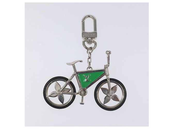 LOUIS VUITTON Bijoux Sac Charm Bicicletta metallo Argento M77148 LV Auth 114565SAM - vista 3