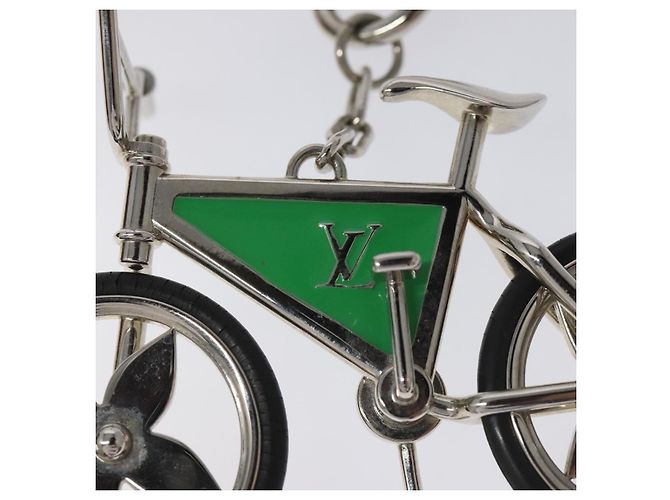 LOUIS VUITTON Bijoux Sac Charm Bicicletta metallo Argento M77148 LV Auth 114565SAM - vista 8