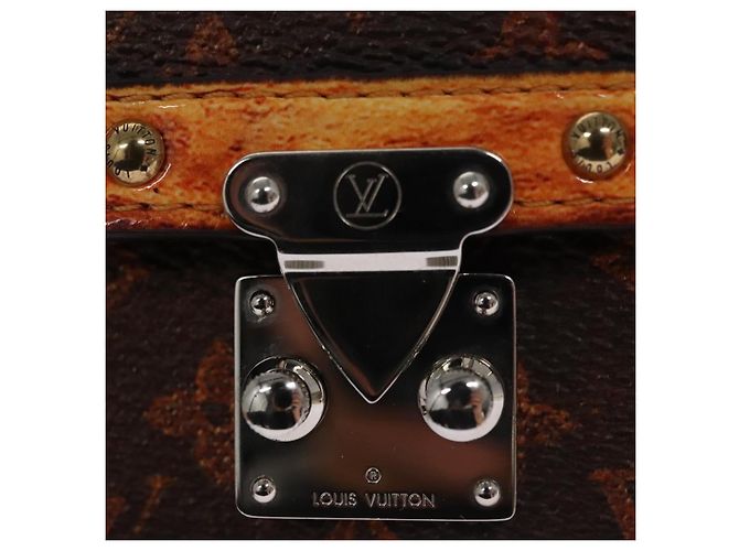 LOUIS VUITTON Monogram Essential Trunk Charm M63779 LV Auth 113416SAM Monogramma - vista 17