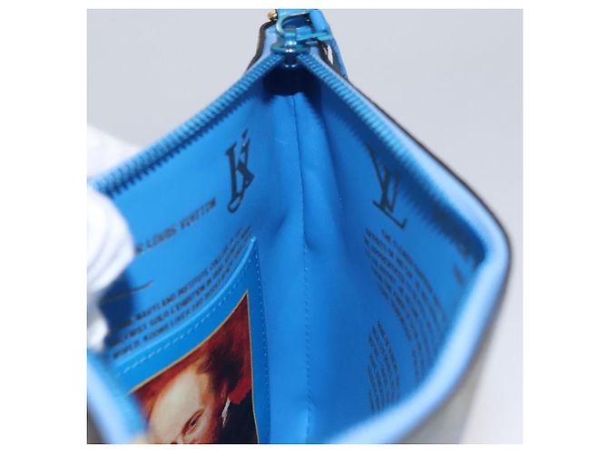 LOUIS VUITTON Pochette Plat Celty Koons Rubens M64617 LV Auth 115961SAM Multicolor - vista 19