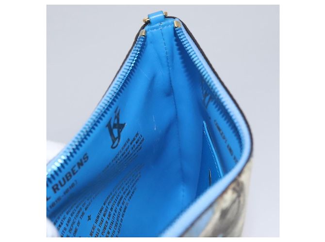LOUIS VUITTON Pochette Plat Celty Koons Rubens M64617 LV Auth 115961SAM Multicolor - vista 20