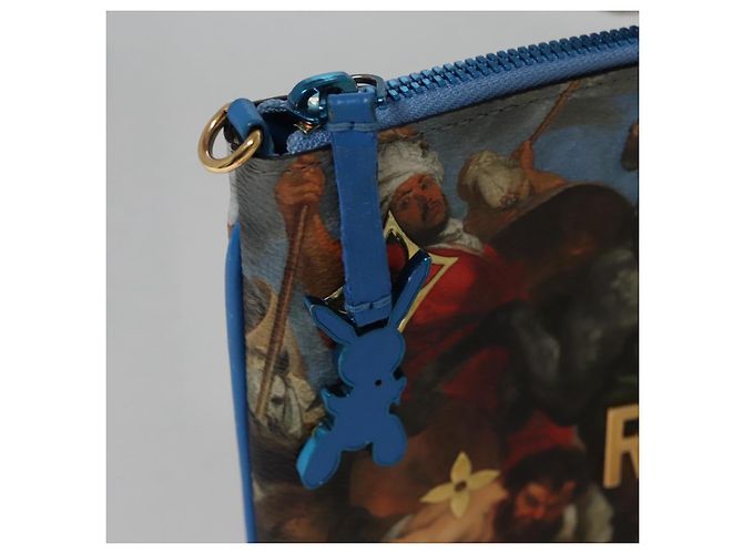 LOUIS VUITTON Pochette Plat Celty Koons Rubens M64617 LV Auth 115961SAM Multicolor - vista 8