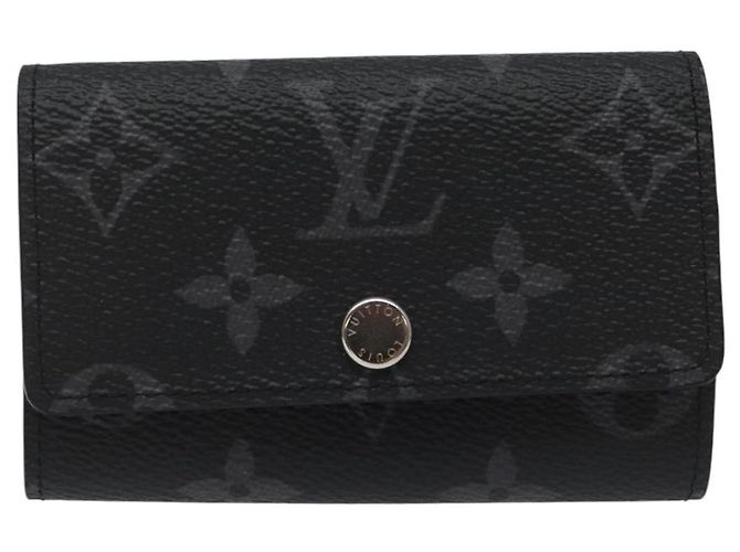 LOUIS VUITTON Monogram Eclipse Multicles6 Key Case M82603 LV Auth EC409M - view 13