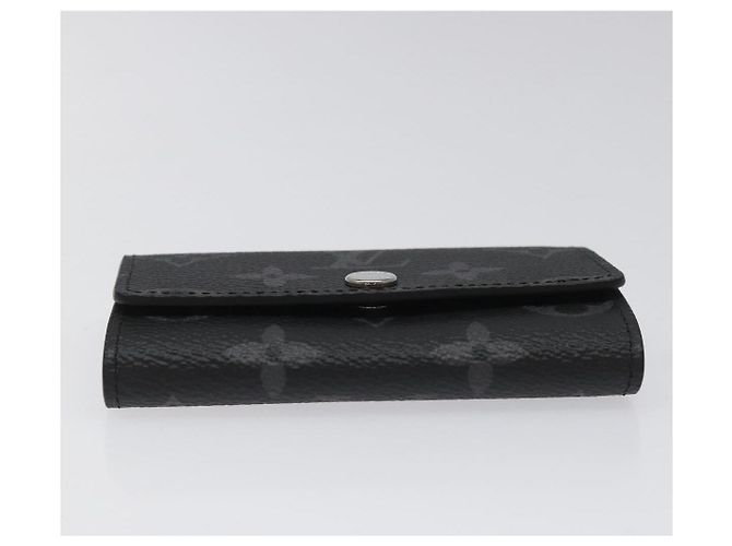 LOUIS VUITTON Monogram Eclipse Multicles6 Key Case M82603 LV Auth EC409M - view 6