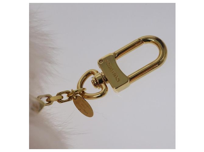 PORTACHIAVI FUZZY BUBBLE LOUIS VUITTON Rosa Oro M67371 LV Auth JB089M D'oro - vista 8