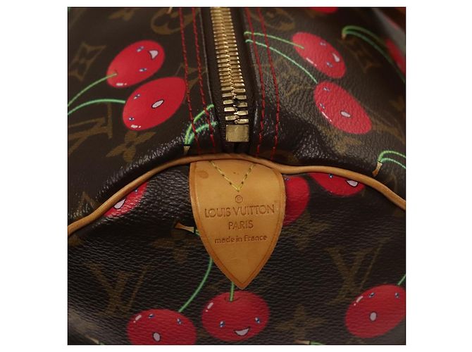 LOUIS VUITTON Monogram Ciliegia Keepall 45 Borsa Boston M95011 LV Auth BD1558SAM Monogramma - vista 17