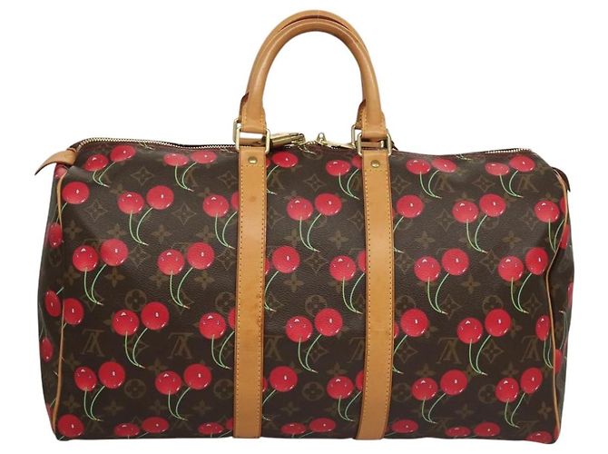 LOUIS VUITTON Monogram Ciliegia Keepall 45 Borsa Boston M95011 LV Auth BD1558SAM Monogramma - vista 2