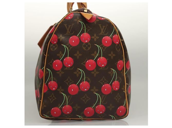LOUIS VUITTON Monogram Ciliegia Keepall 45 Borsa Boston M95011 LV Auth BD1558SAM Monogramma - vista 3