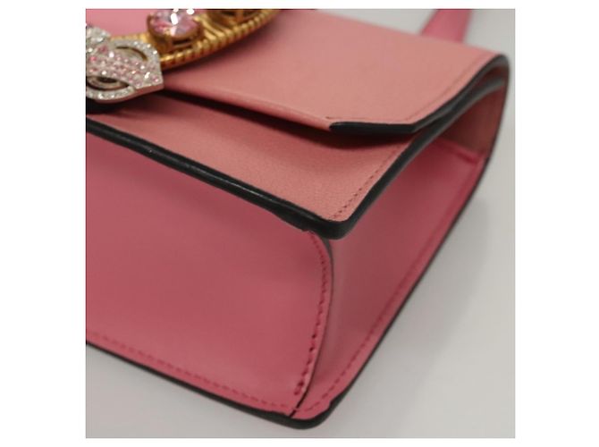 Borsa a Spalla Miu Miu in Pelle Rosa Oro Auth BD1584SAM D'oro - vista 15