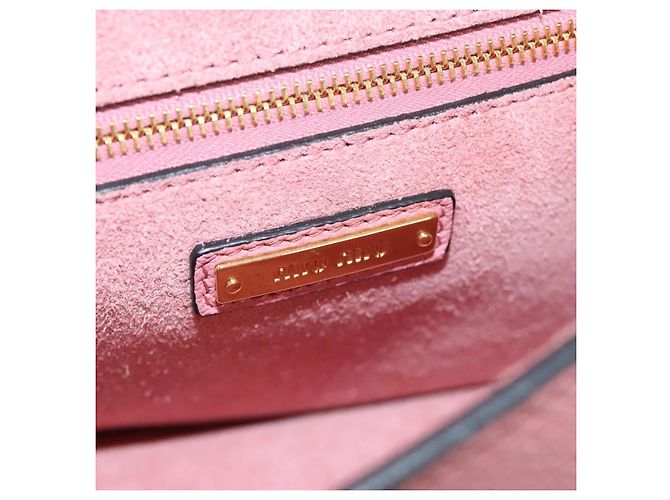 Borsa a Spalla Miu Miu in Pelle Rosa Oro Auth BD1584SAM D'oro - vista 21