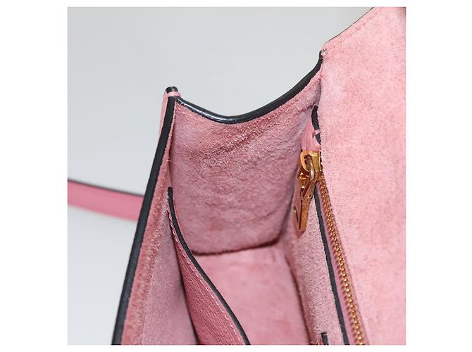 Borsa a Spalla Miu Miu in Pelle Rosa Oro Auth BD1584SAM D'oro - vista 23