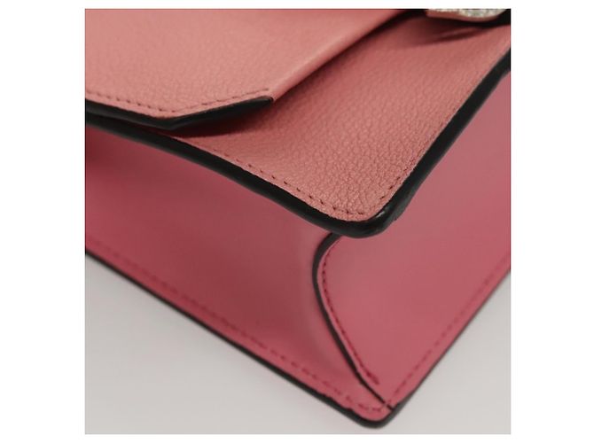 Borsa a Spalla Miu Miu in Pelle Rosa Oro Auth BD1584SAM D'oro - vista 8