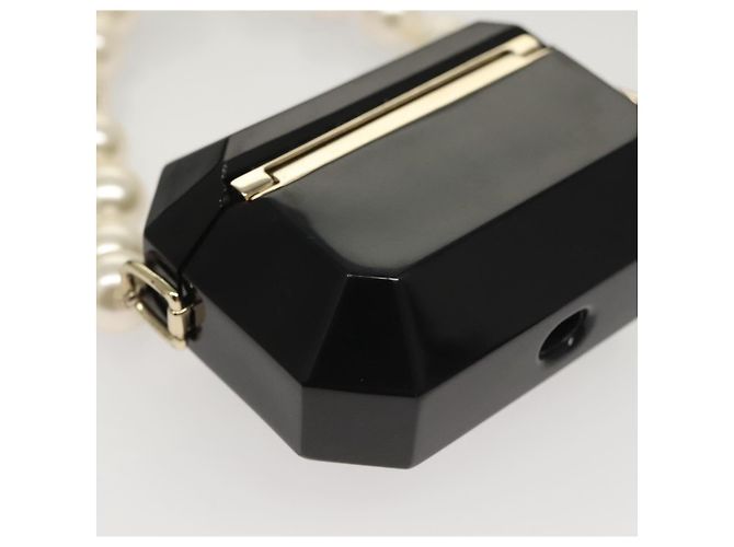Custodia per Airpods CHANEL Spalla plastica Nera CC Auth BA1117SM Nero - vista 15