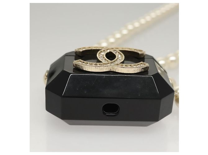 Custodia per Airpods CHANEL Spalla plastica Nera CC Auth BA1117SM Nero - vista 5