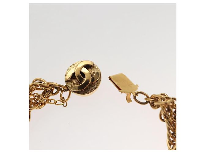 Collana a catena Mark COCO di CHANEL in metallo dorato CC Auth BA1373SAM D'oro - vista 11
