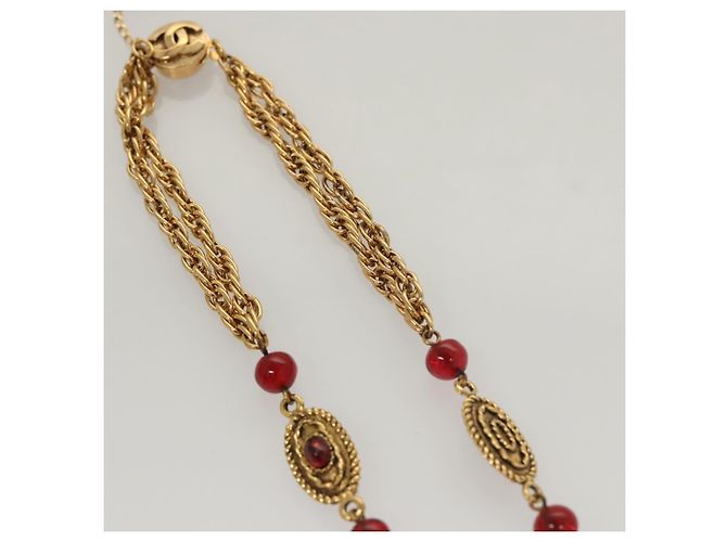 Collana a catena Mark COCO di CHANEL in metallo dorato CC Auth BA1373SAM D'oro - vista 6