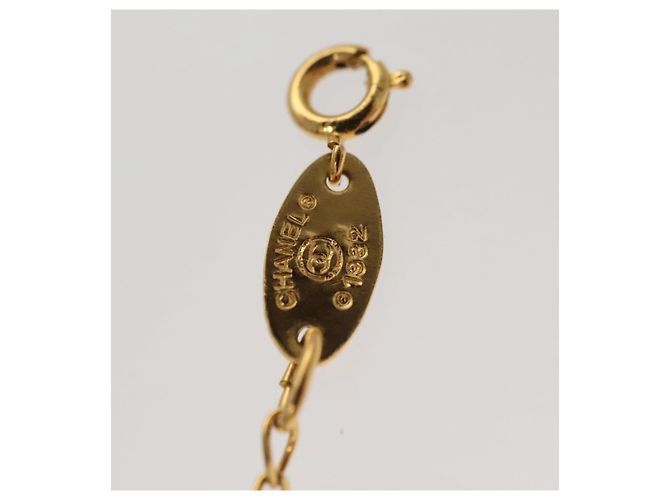 Collana a catena Mark COCO di CHANEL in metallo dorato CC Auth BA1373SAM D'oro - vista 9