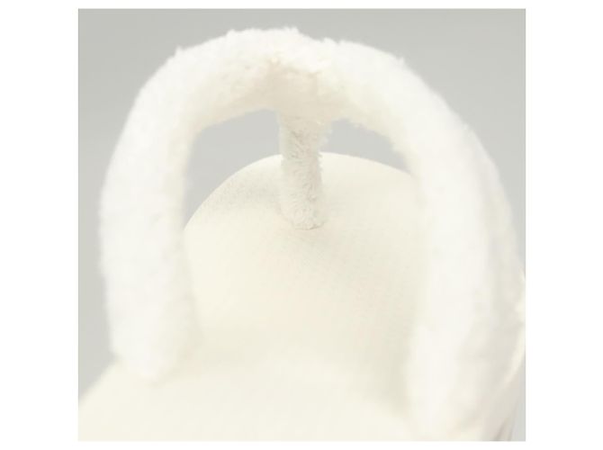 CHANEL Sandali da Spiaggia Cotone 39C Bianco CC Auth BA1259SM - vista 15