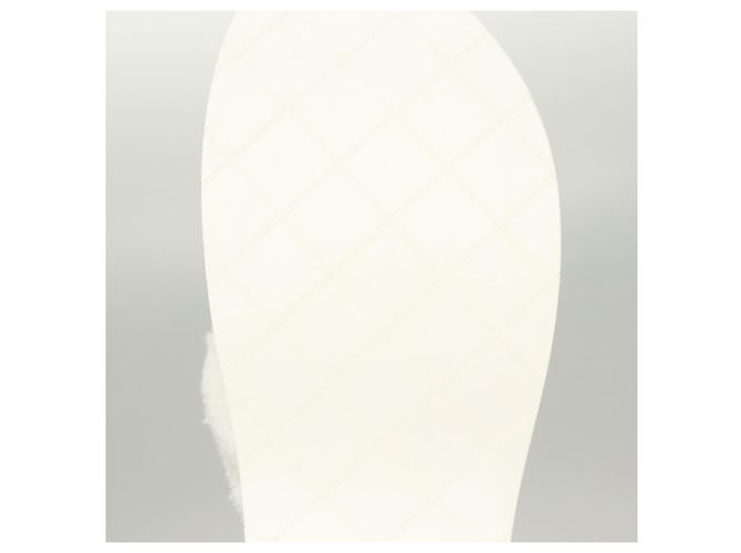 CHANEL Sandali da Spiaggia Cotone 39C Bianco CC Auth BA1259SM - vista 25