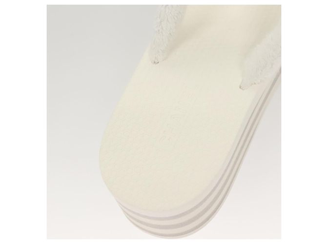 CHANEL Sandali da Spiaggia Cotone 39C Bianco CC Auth BA1259SM - vista 31