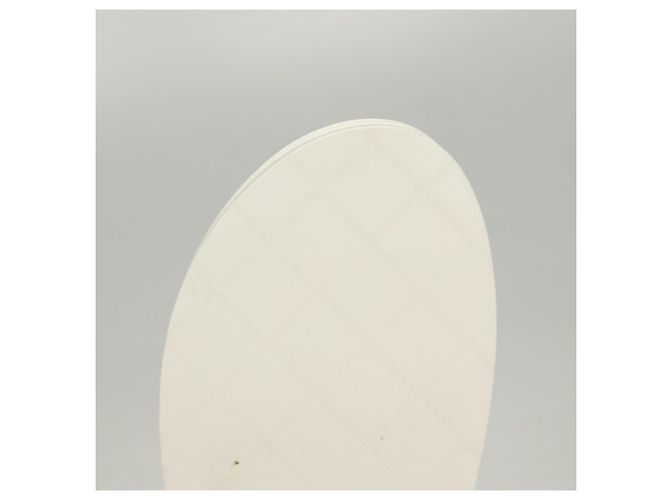 CHANEL Sandali da Spiaggia Cotone 39C Bianco CC Auth BA1259SM - vista 8