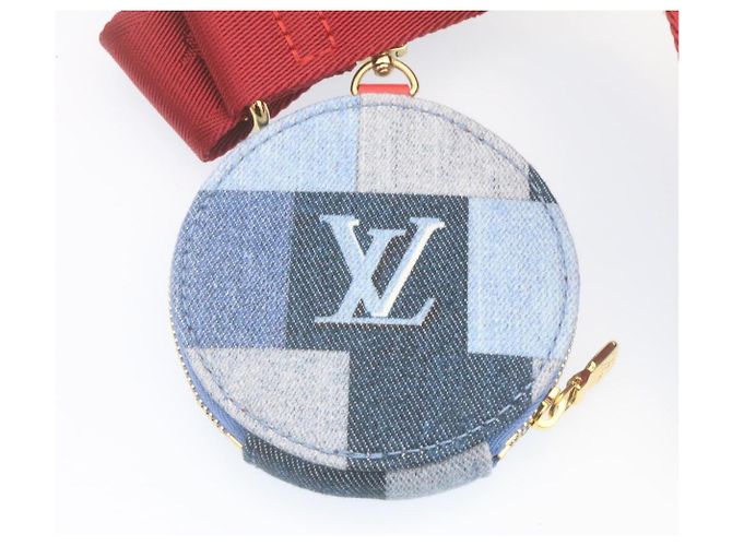 LOUIS VUITTON Bolsa de Ombro Multi Pochette Acessórios em Denim M44990 Auth ar6462SM Monograma - vista 25