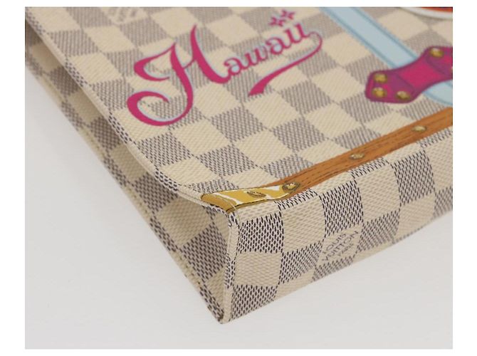 LOUIS VUITTON Poche Toilette 26 Damier Azur M41438 Auth LV ak181SAM - vista 14