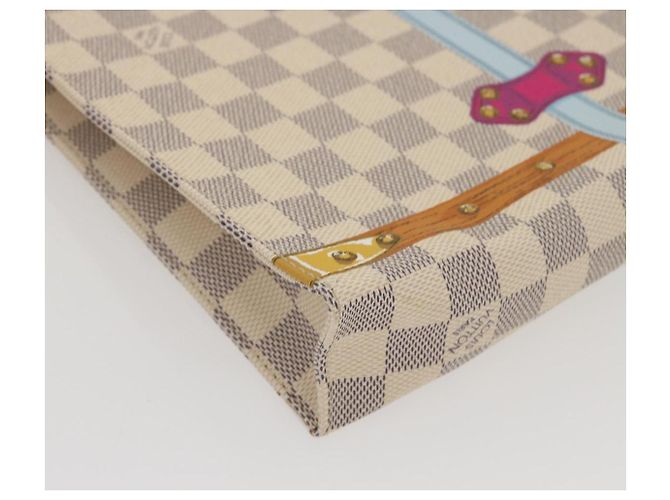 LOUIS VUITTON Poche Toilette 26 Damier Azur M41438 Auth LV ak181SAM - vista 16