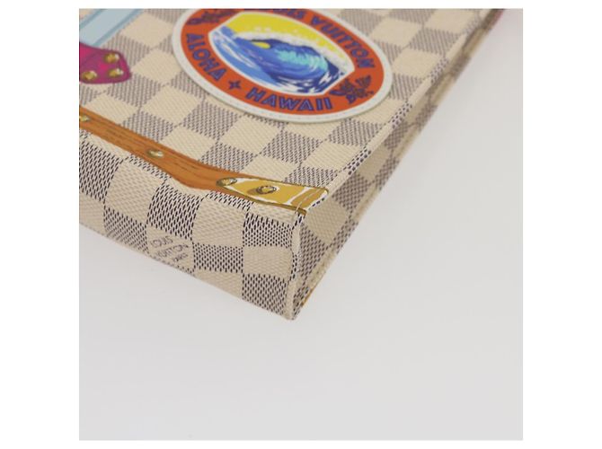 LOUIS VUITTON Poche Toilette 26 Damier Azur M41438 Auth LV ak181SAM - vista 7