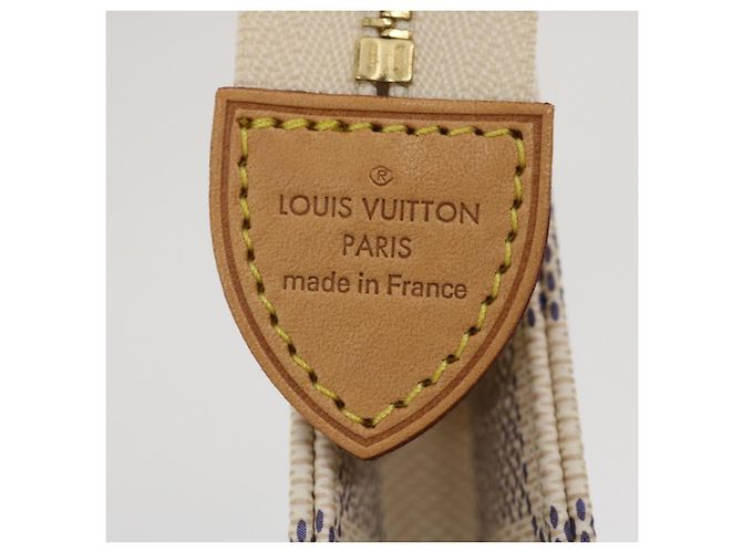 LOUIS VUITTON Poche Toilette 26 Damier Azur M41438 Auth LV ak181SAM - vista 8
