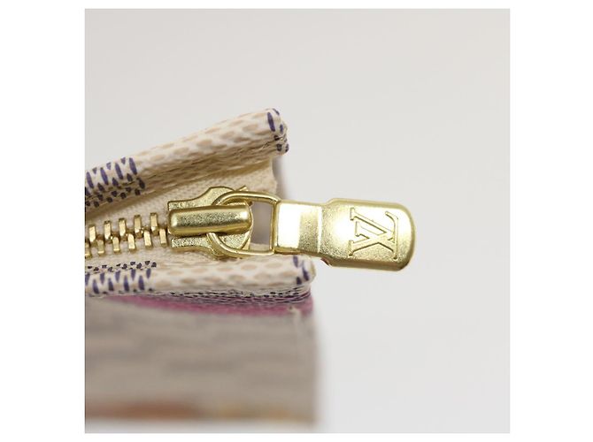 LOUIS VUITTON Poche Toilette 26 Damier Azur M41438 Auth LV ak181SAM - vista 9