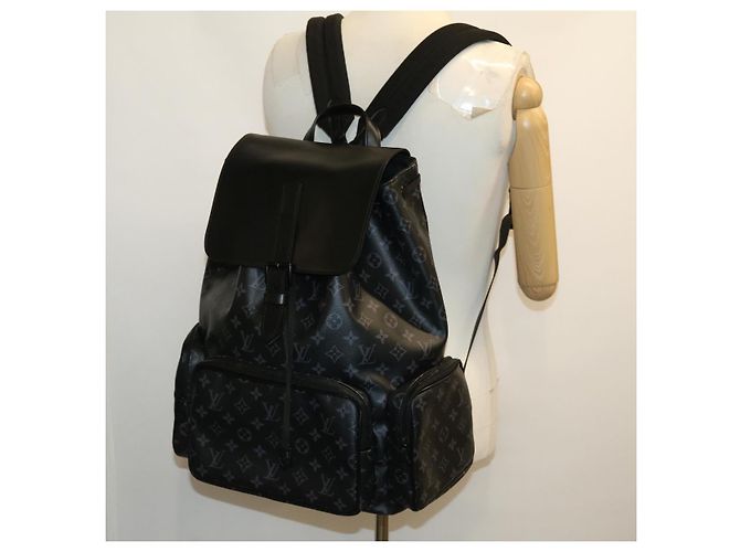 LOUIS VUITTON Monogram Eclipse Trio Rucksack M45538 LV Auth 29886SM Monogramm - Ansicht 28