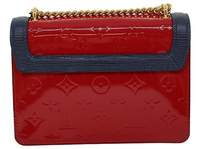LOUIS VUITTON Sac à épaule Vernis Wynwood Rouge écarlate M90517 LV Auth lt554SM - vue 2