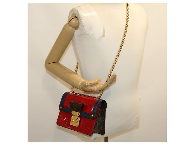 LOUIS VUITTON Sac à épaule Vernis Wynwood Rouge écarlate M90517 LV Auth lt554SM - vue 22