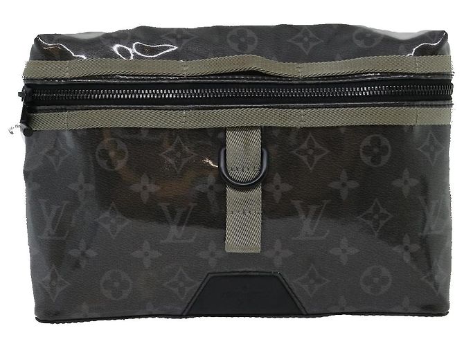 LOUIS VUITTON Eclipse Glaze Messenger PM Shoulder Bag Gray M52218 LV Auth 30549SAV Brown - view 13