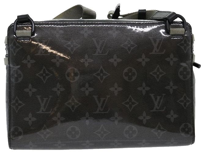 LOUIS VUITTON Eclipse Glaze Messenger PM Shoulder Bag Gray M52218 LV Auth 30549SAV Brown - view 2