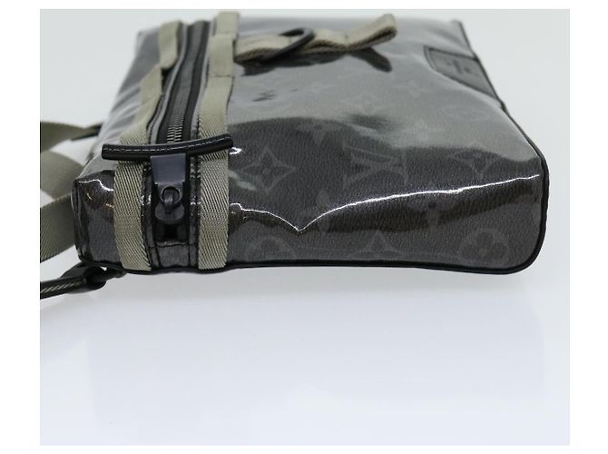 LOUIS VUITTON Eclipse Glaze Messenger PM Shoulder Bag Gray M52218 LV Auth 30549SAV Brown - view 3