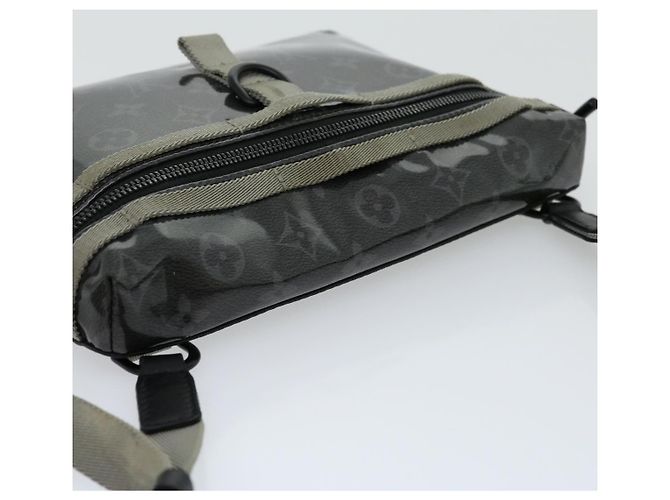 LOUIS VUITTON Eclipse Glaze Messenger PM Shoulder Bag Gray M52218 LV Auth 30549SAV Brown - view 6